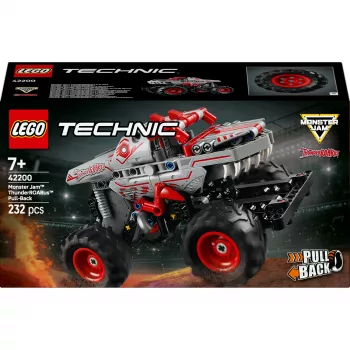 LEGO TECHNIC 42200 Monster Jam™ ThunderROARus™ su atbuline pavara