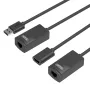 Tinklo kabelis UNITEK Y-UE01001 dokas / prievadų replikatorius USB 3.0 60 m juodas