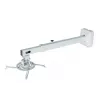 Sieninis laikiklis AVTEK WallMount Next 1200 — plieninis, baltas, teleskopinis, 360° pasukamas, pakreipiamas ±42°, maks. apkrova 20 kg