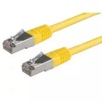 Tinklo kabelis ROLINE S/FTP (PiMF) Patch Cord Cat.6 RJ-45 5.0m Geltonas