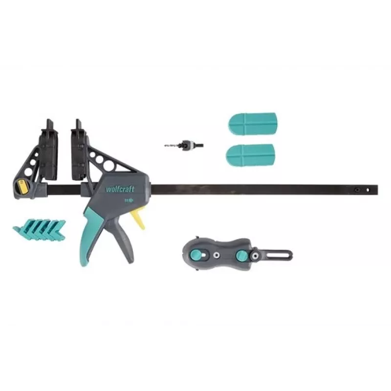 Strypinis spaustukas wolfcraft GmbH denio įrengimo rinkinys