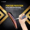 Shock Eliminator X-ONE dėklas iPhone 7 — juodas, patvarus lengvas apsauginis dangtelis