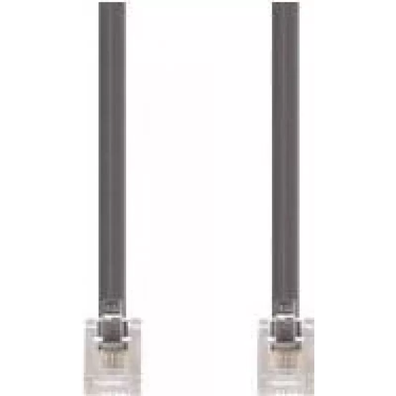 e+p T 100/3 3m juodas telefono laidas (T 100/3)