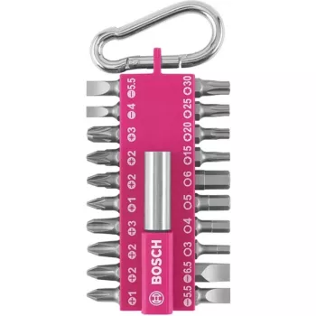 Atsuktuvo antgalių rinkinys Bosch 2607002821 — 21 vnt.: Torx, Phillips, Pozidriv, Hex