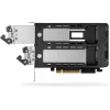 Mobilusis saugojimo stovas RAIDSONIC ToughArmor MB842MP-B — 2 nuimami lizdai M.2 NVMe diskams, PCIe 4.0 x16