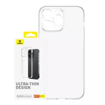 Telefono dėklas iPhone 15 ProMax Baseus OS-Lucent serija (skaidrus)