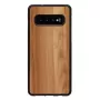 man and wood išmaniojo telefono dėklas Samsung Galaxy S10 – capuccino juoda, apsauginis plonas dangtelis