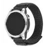 Nailoninis sportinis dirželis FIXED QuickFit 22 mm, skirtas Garmin, tamsiai pilkas, riešui 160–210 mm
