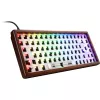 Barebone PC korpusas Sharkoon SKILLER SGK50 S3 Wood su ATX palaikymu ir RGB apšvietimu