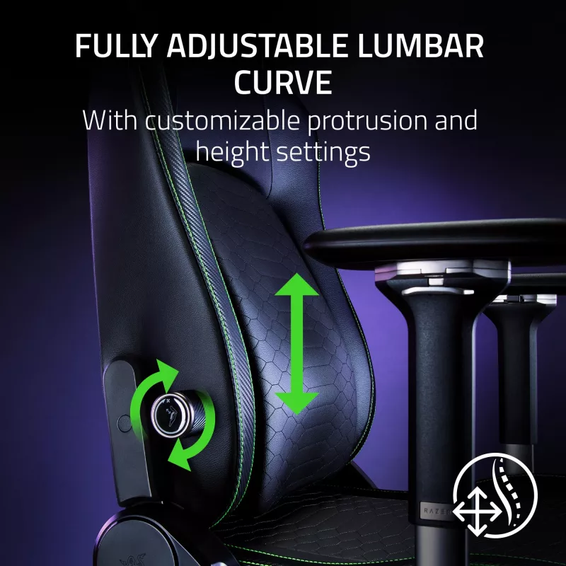 Gaming armchair Razer Iskur V2 Padded seat Juoda