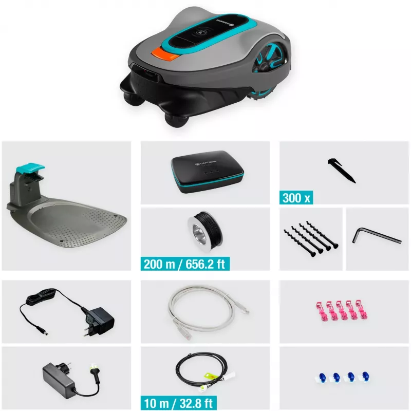 Robotinė vejapjovė Gardena smart SILENO life