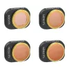 Filtrų rinkinys Sunnylife, skirtas DJI Mini 4 Pro — Neutralaus tankio ir poliarizacinis 4 lęšiai (ND8, ND16, ND32, ND64)