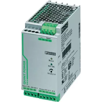 Maitinimo blokas PHOENIX-CONTACT QUINT-PS/3AC/24DC/20 480 W, 320–575 V kintamosios srovės įvestis, 24 V nuolatinės srovės išėjimas