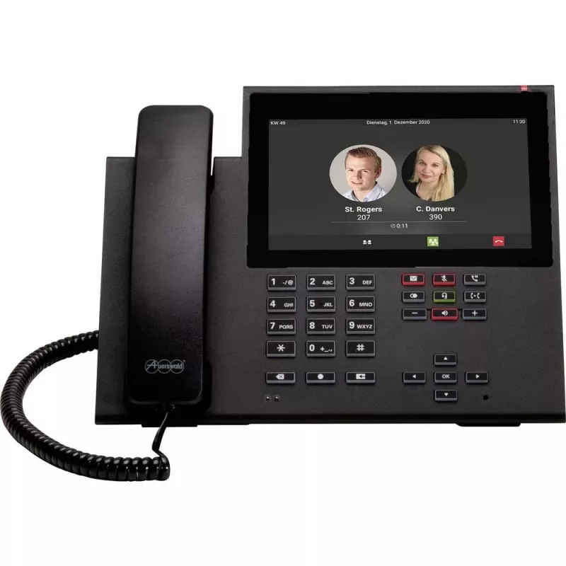 Auerswald COMfortel D-600 Analoginis telefonas juodas