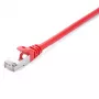 Tinklo kabelis V7 raudonas Cat6 ekranuotas RJ45 kištukas prie RJ45 kištuko 10 m raudonas