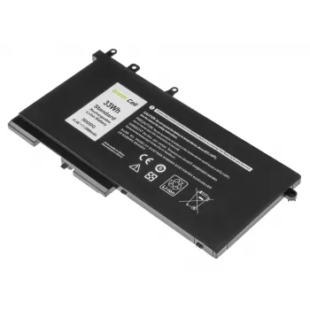 Baterija Green Cell, skirta DELL Latitude 5280 5290 5480 5490 5495 5580 5590, 11,4 V, 2900 mAh, Li-Ion