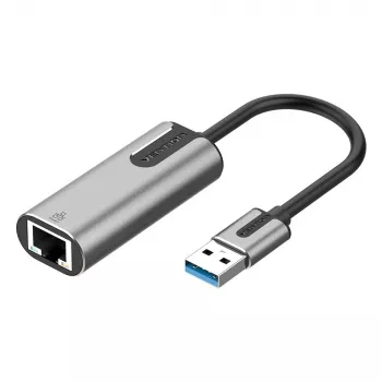 Vention USB 3.0-A į Gigabit Ethernet adapteris pilkas 0,15 m aliuminio lydinio tipo