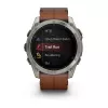 Garmin Fenix 8 3,56 cm (1.4) AMOLED 51 mm Skaitmeninis 454 x 454 pikselių Jutiklinis ekranas Titaninis Wi-Fi GPS (palydovinis)