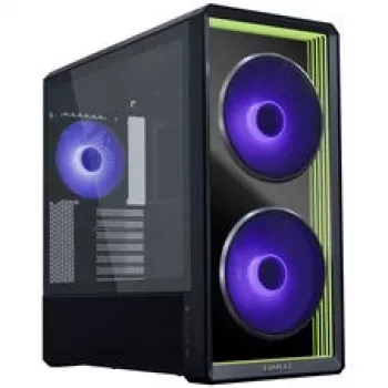 Lian Li LANCOOL 217 INF PC korpuso rinkinys + 3x UNI FAN SL-INF 120 Reverse Blade ventiliatorius - juodas