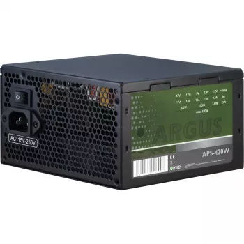 Inter-Tech Argus APS maitinimo šaltinis Unit 420 W 20+4 Pin ATX ATX Juoda