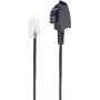 Telefono kabelis ShiverPeaks BS70002-1 1 m Juodas RJ-45 TAE (F)
