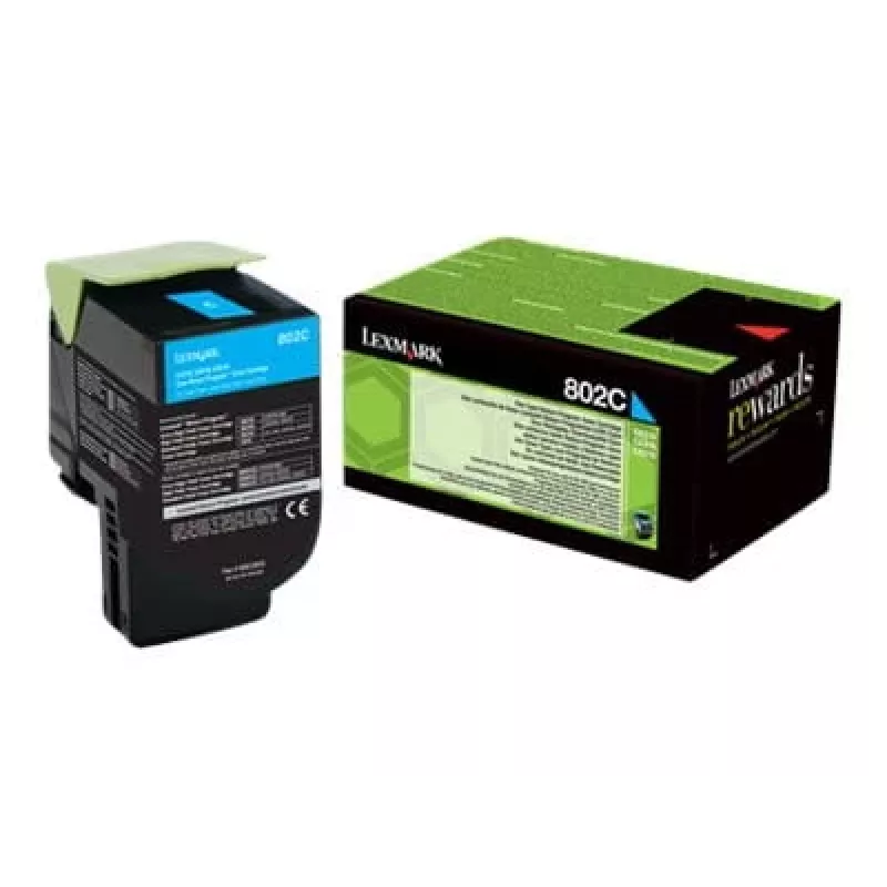 Lexmark 802C tonerio kasetė 1 vnt. Originali Cian