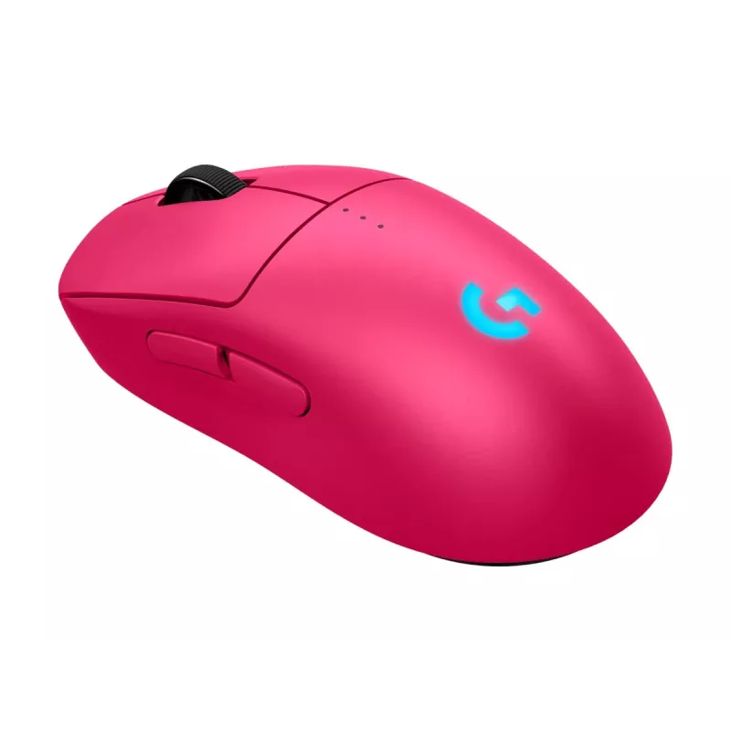Logitech G PRO 2 - Pelė - Žaidimų - dešiniarankiams ir kairiarankiams - optinė - 8 mygtukai - Belaidė, Laidinė - 2,4 GHz, USB - USB Logitech LIGHTSPEED imtuvas - rožinė (910-007310)