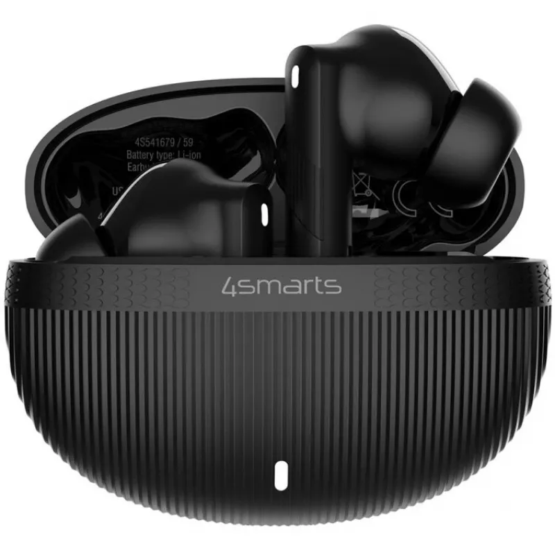 Ausinės 4smarts SkyBuds Pro ANC True Wireless Stereo Bluetooth juodos