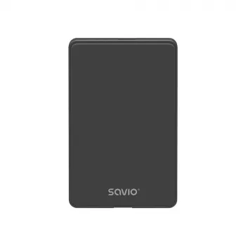HDD/SSD korpusas SAVIO AK-65 Juodas 2,5 colio SATA USB 3.0 5 Gbit/s Micro-USB