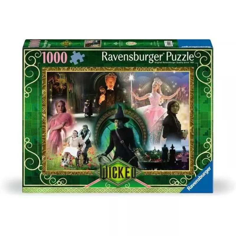 Dėlionė Ravensburger Wicked Movie 1000 dalių, modelis 12001277
