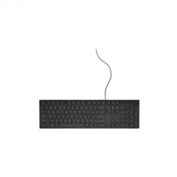 DELL Laidinė klaviatūra - KB216 - Norvegų (QWERTY) - Juoda, Viso dydžio (100%), Laidinė, USB, QWERTY, Juoda
