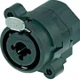 Neutrik NCJ9FI-H jungiamumo priedas, juodas