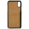 Dėklas Krusell Sunne 2 Card Cover iPhone XS Max 16,5 cm smėlio spalvos