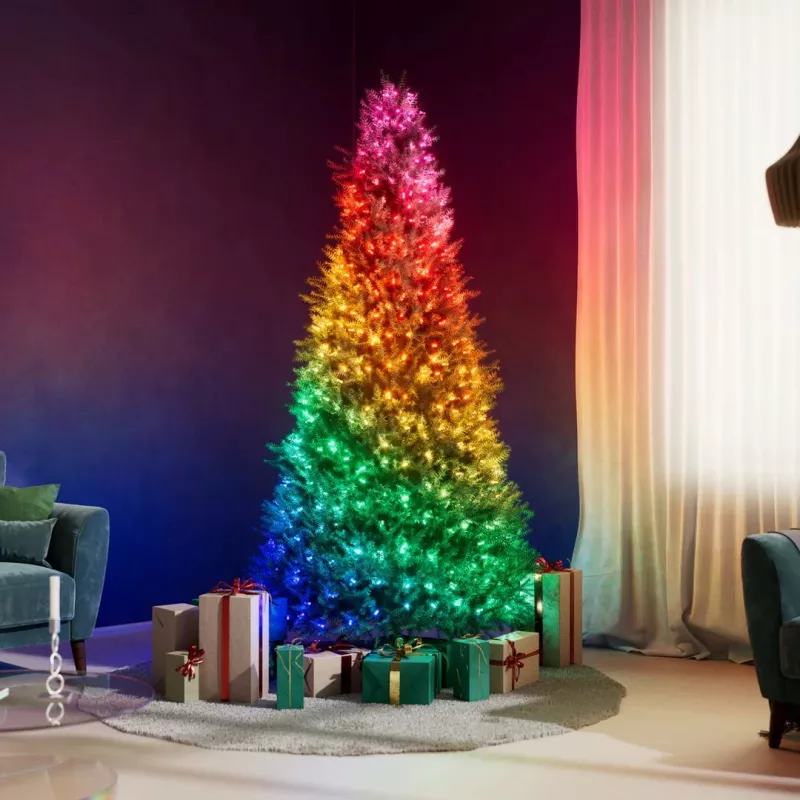 Twinkly Candies LED Kalėdų eglutės lemputės TWKC100RGB-T 6 M, žvakės formos