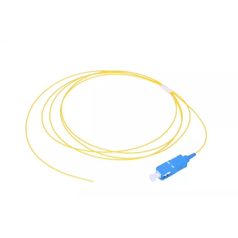 Pigtail SC/UPC vienmodis Extralink G.657.A1 900µm FTTH kabelis 1,5 m