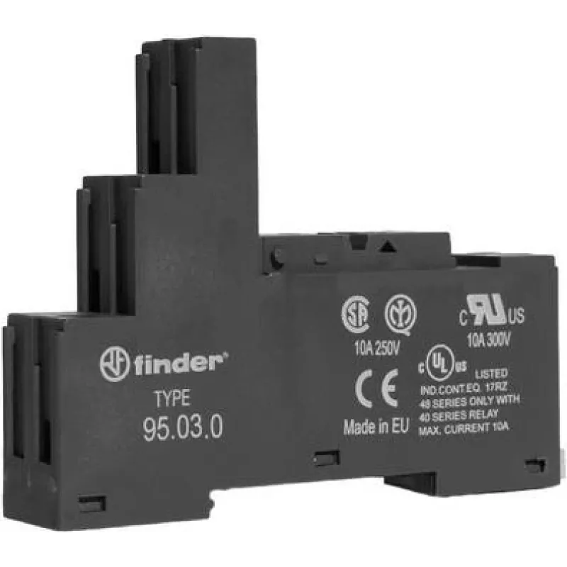 Finder 95.03.0 Relės lizdas, tinkamas serijai: Serie 40 1 vnt. (95.03.0)