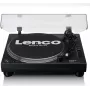 Patefonas Lenco LEN L-3818 juodos spalvos, automatinis, aliuminio plokštelė, USB Type-B, AC 230 V