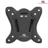 MACLEAN MC-670 sieninio tvirtinimo laikiklis — reguliuojamas, atlaiko iki 20 kg, VESA 100x100, 13–27 colių monitoriams, juodas