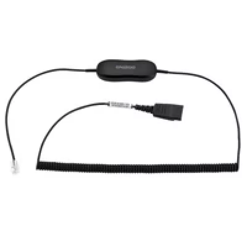 Jabra GN1218 AC 2m susuktas laidas, juodas
