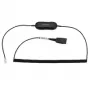 Jabra GN1218 AC 2m susuktas laidas, juodas
