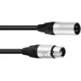 XLR 3 kontaktų kabelis PSSO 10 m su Neutrik suderinamomis jungtimis, skirtas garsui / DMX