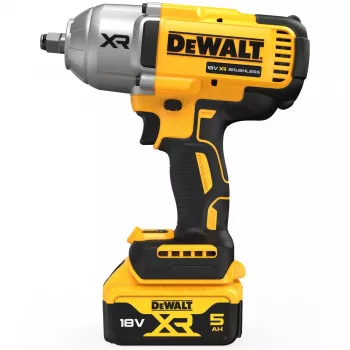 Smūginis veržliasukis DeWALT DCF900P2T-QW 1/2 colio bešepetėlis 18 V, 1898 N·m, 5 Ah baterija, 2 baterijos, įkroviklis, dėklas
