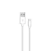 Savio CL-125 USB kabelis USB 2.0 1 m USB A USB C Baltas