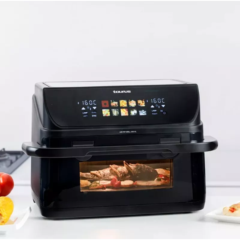 Beriebalė gruzdintuvė su ilgu krepšiu ir griliu Taurus 973004000
