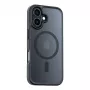 Apsauginis telefono dėklas Torras Guardian Magnetic Series, skirtas iPhone 16 Plus – juodas, magnetinio tvirtinimo, plonas profilis