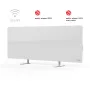 AENO Premium Eco Smart Heater, 700W, Grūdintas stiklas, Infraraudonųjų spindulių + konvekcinis šildymo tipas, Kištuko tipas: Europa (E/F tipo), BALTA
