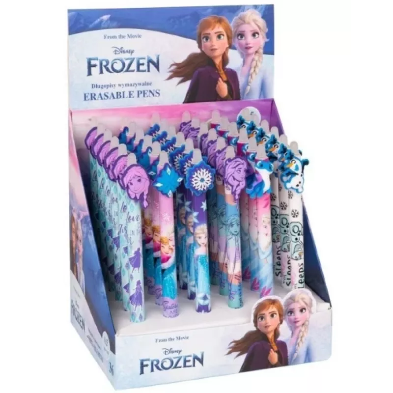 Atlenkiamas trinamas rašiklis Cool Pack Disney Frozen 53703PTR — mėlynas rašalas, atlenkiamas antgalis