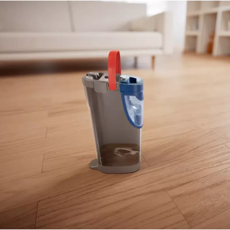 Šluota VILEDA Microfibre 1200 ml šlapiai, 360° besisukanti galvutė, 140,5 cm kotas, nuimama skalbimo mašinoje skalbianti galvutė