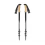 Juoda Diamond Alpine Carbon Cork lazdos žygiams Unisex teleskopinės