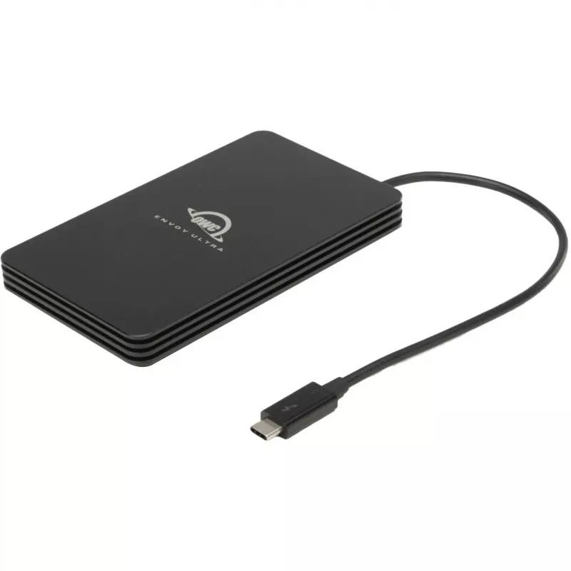 OWC Envoy Ultra - SSD - 2 TB - išorinis (nešiojamasis) - M.2 NVMe (M.2 NVMe) - Thunderbolt 5 (USB-C jungtis) - juoda (OWCTB5ENVU02)